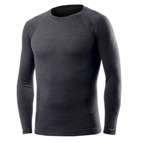 Manga larga de lana merino para el calor